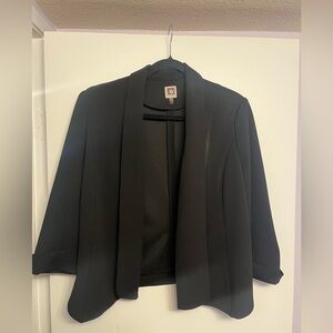 Anne Klein Medium Like New Elegant Black Women's Blazer (PTP 21-26) Shoulder Pad